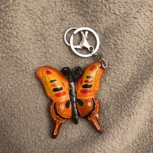 🌺 Vintage Butterfly Keychain